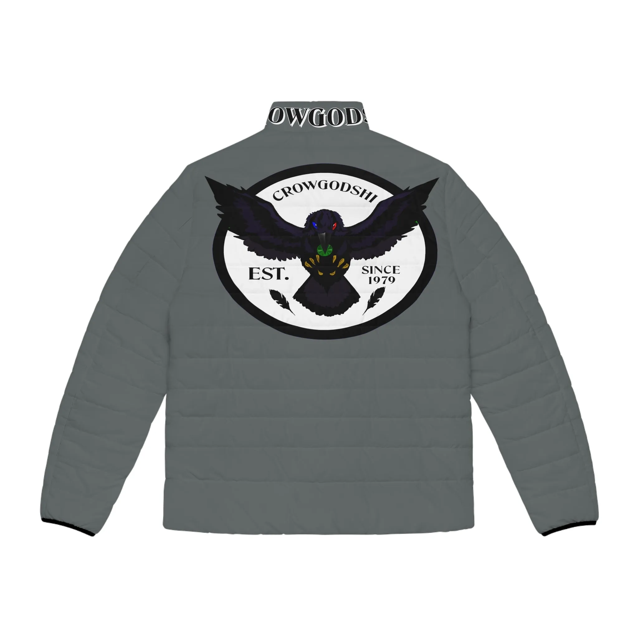 3rd Generation Men's CROWGODSHI Puffer Jacket, DARK GREY