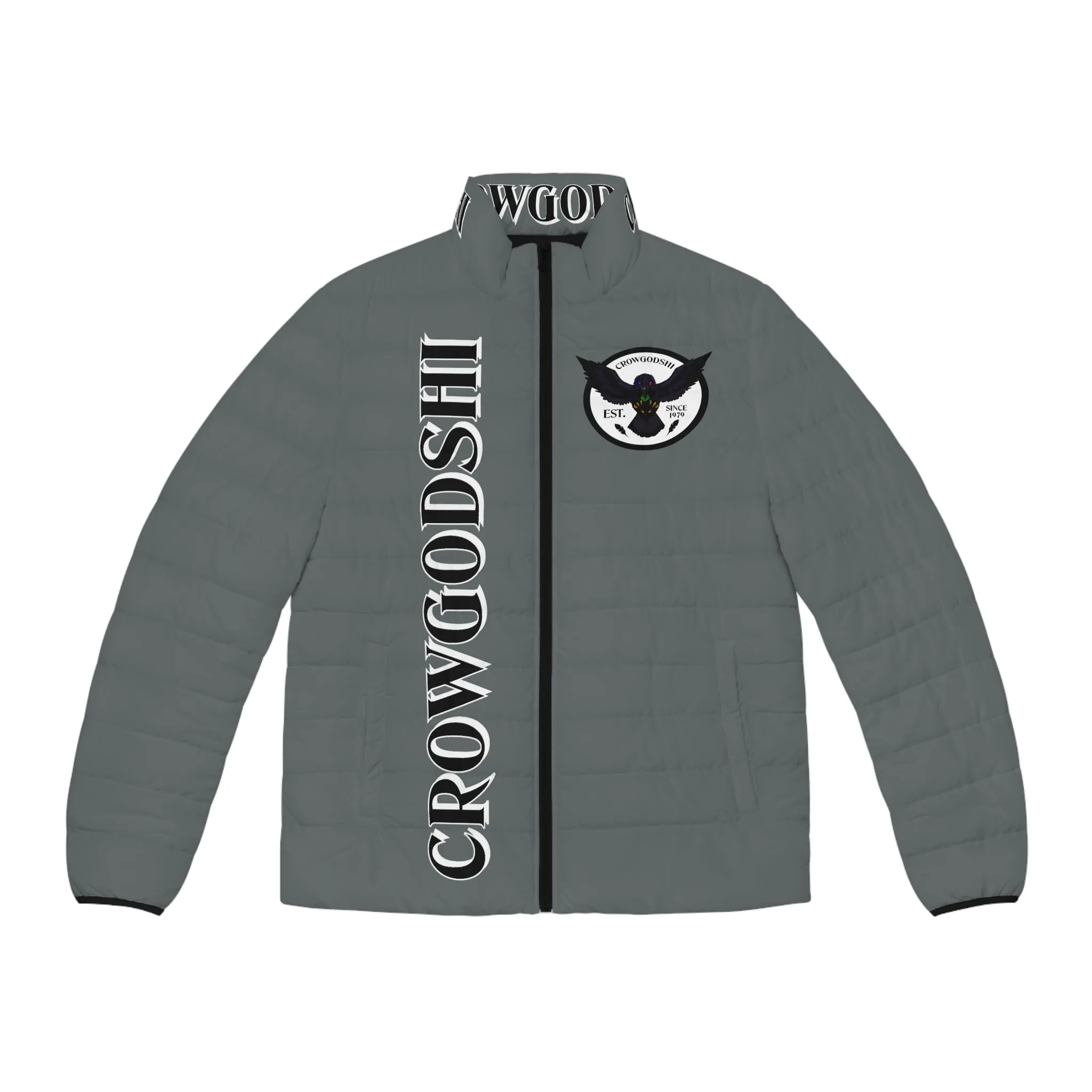 3rd Generation Men's CROWGODSHI Puffer Jacket, DARK GREY