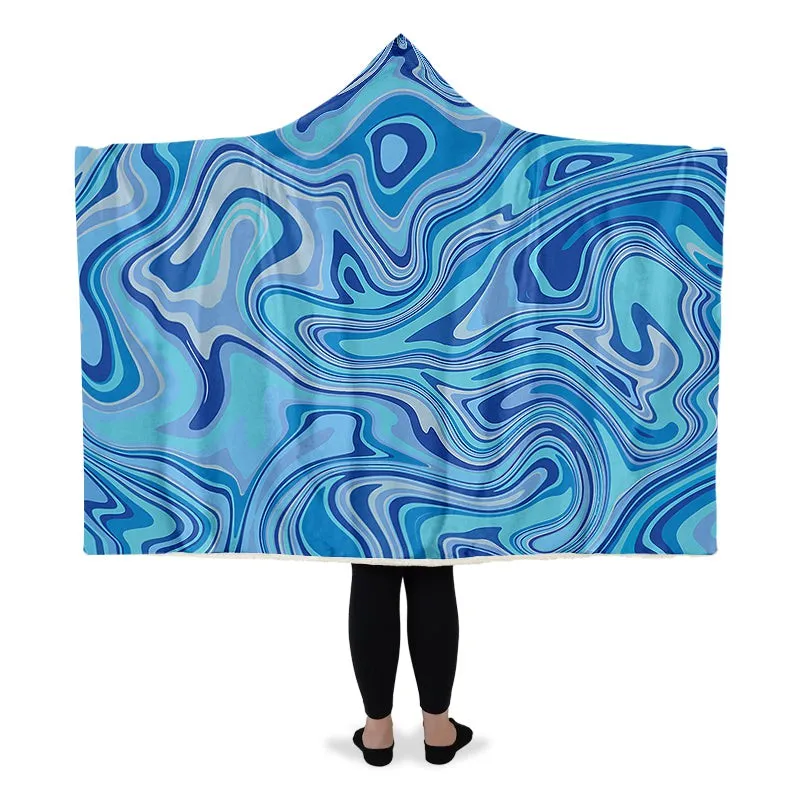 Abstract Blue Sea Stormy Waves