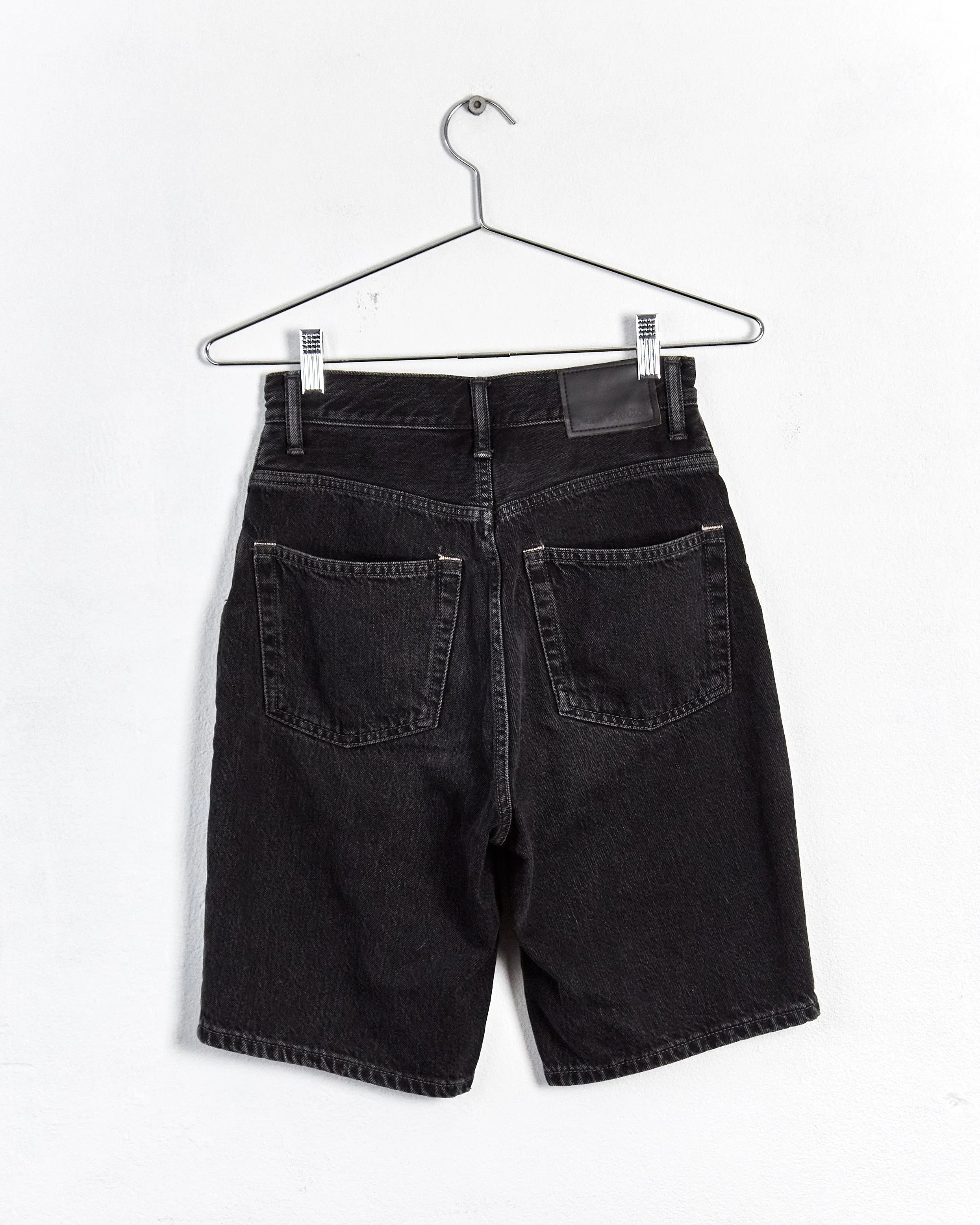 Acne Studios denim bermuda shorts, vintage black, 27