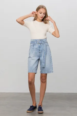 Andrea Super High Rise Bermuda Shorts