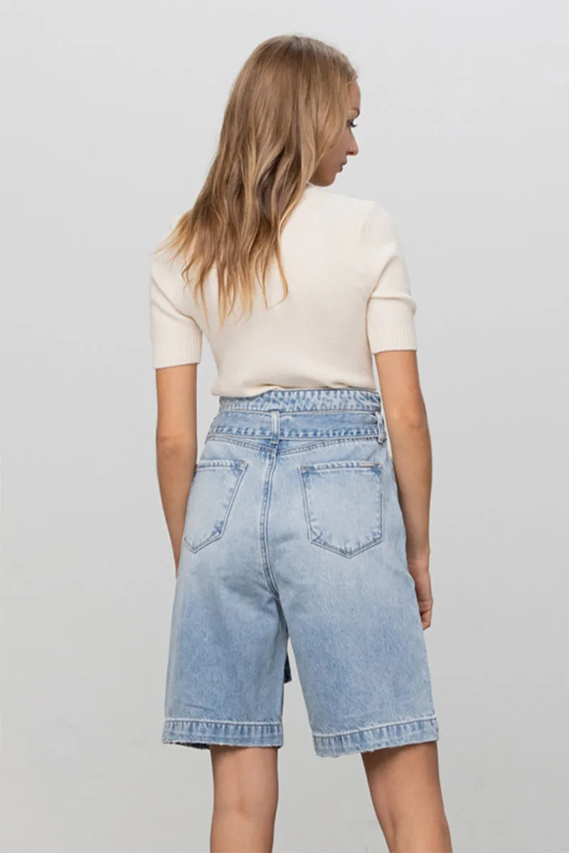 Andrea Super High Rise Bermuda Shorts