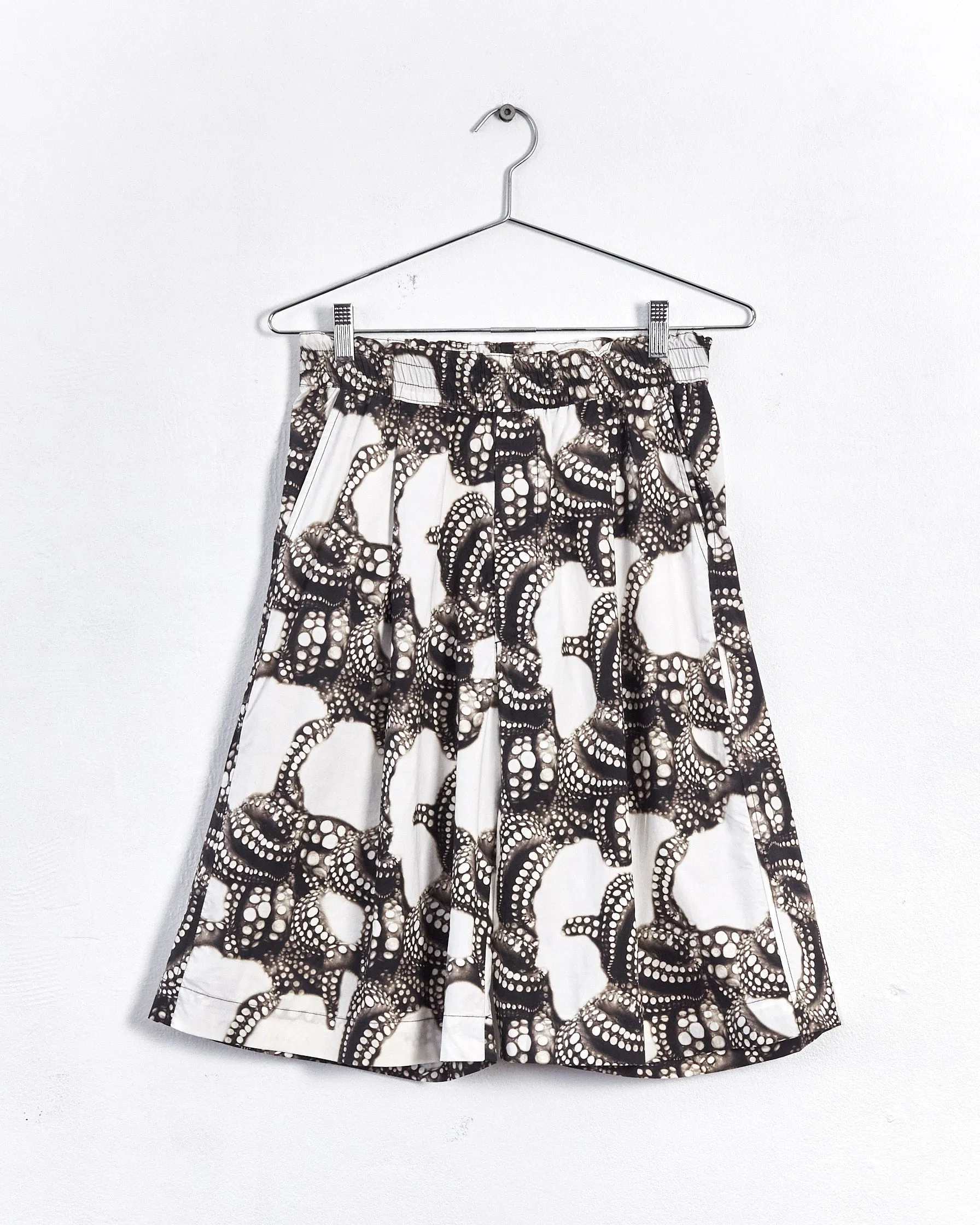 Bassike octopus print bermuda shorts, white, brown & black, 8-10