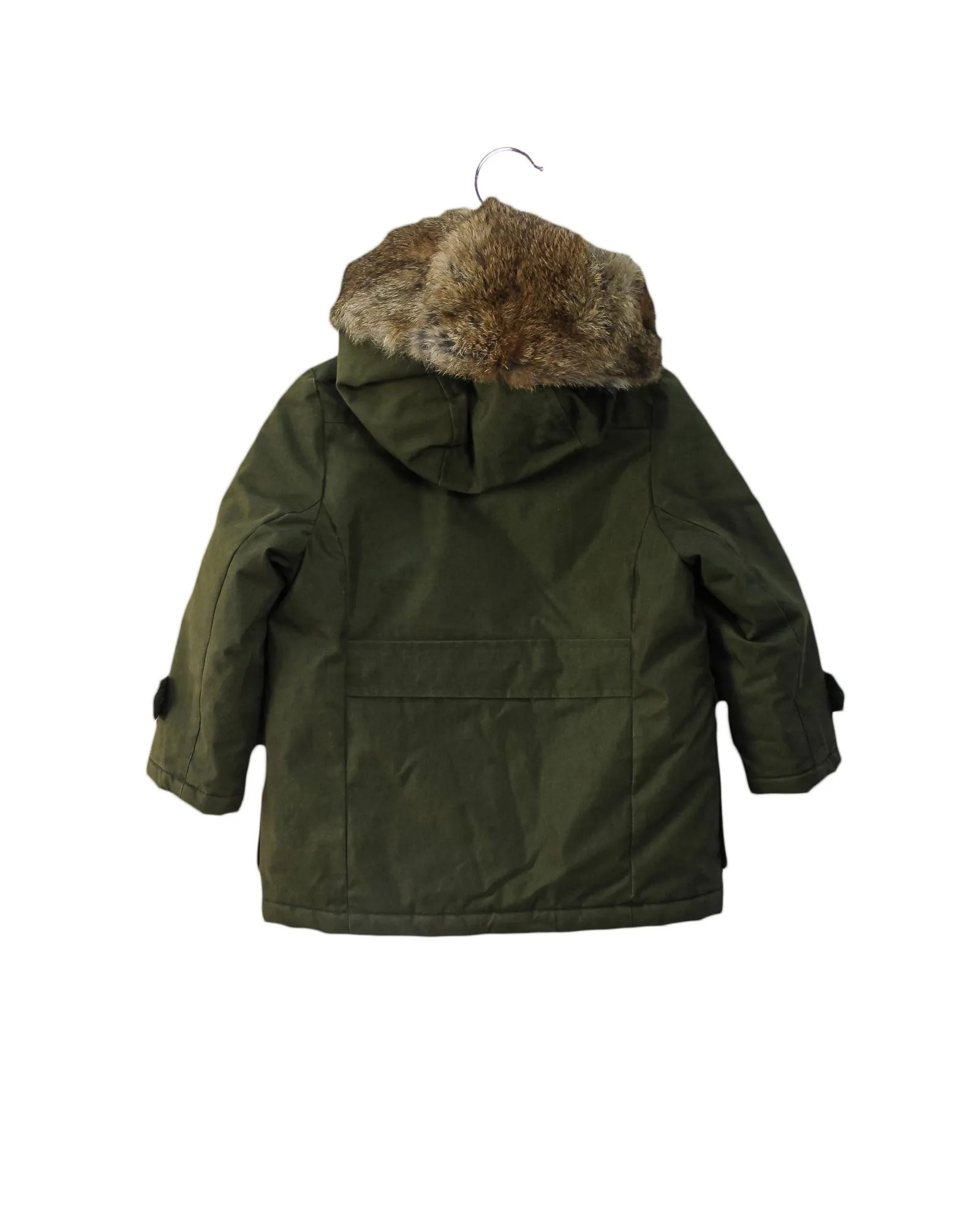 Bonpoint Faux Fur Puffer Jacket 3T