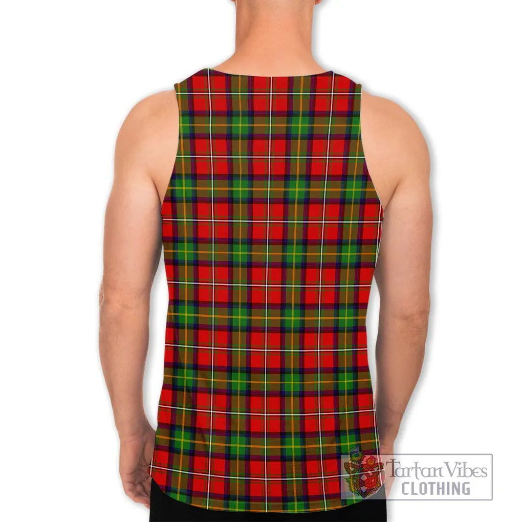 Boyd Tartan Men's Tank Top with Family Crest DNA In Me Style
