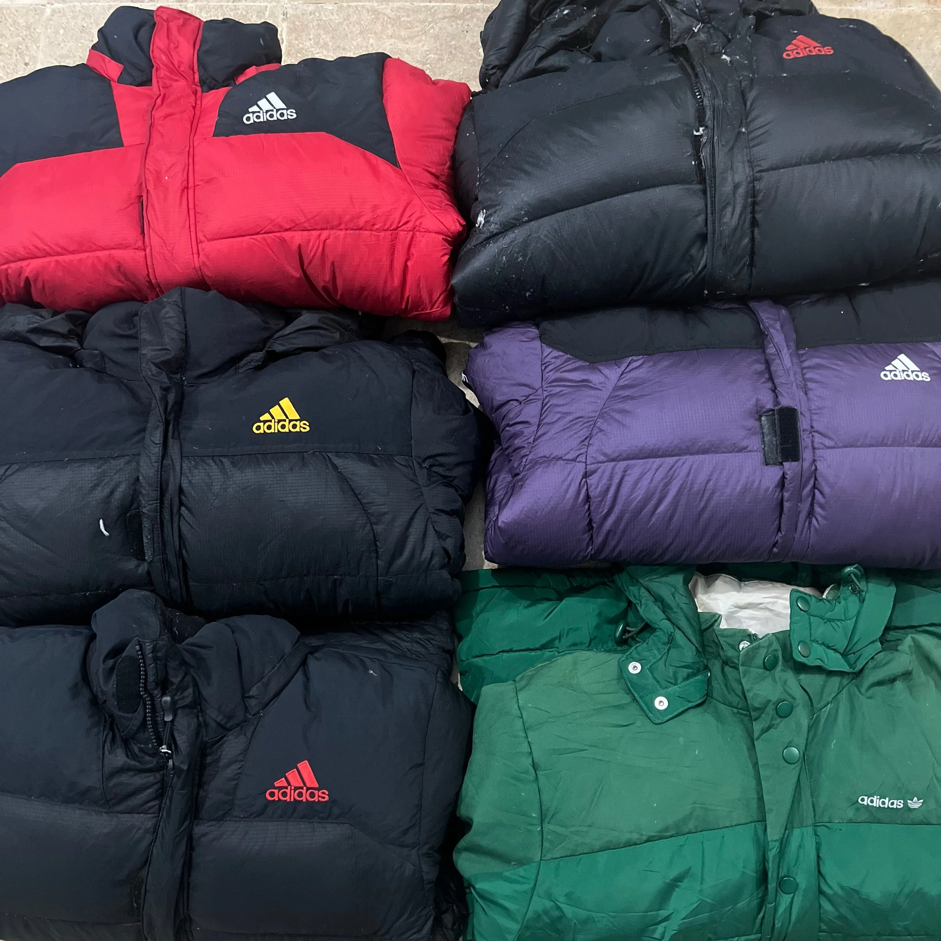 Branded Adidas Puffer Jackets