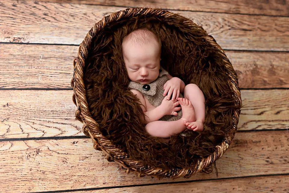 Brown Faux Flokati Furo