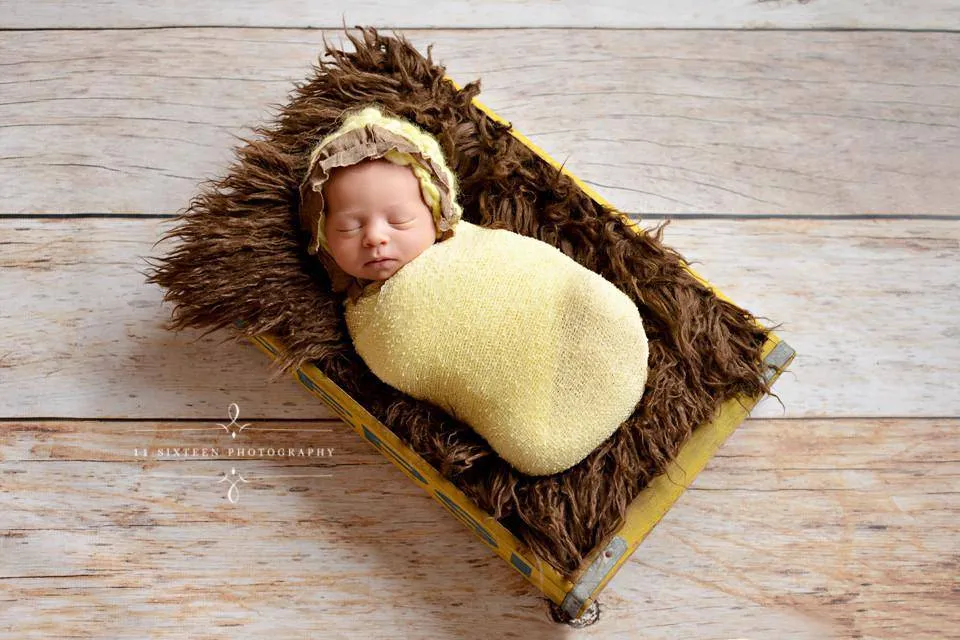 Brown Faux Flokati Furo