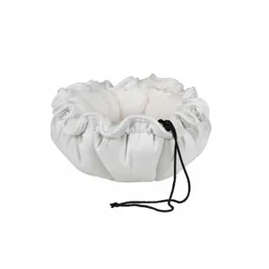 Buttercup Winter White Fur Pet Bed