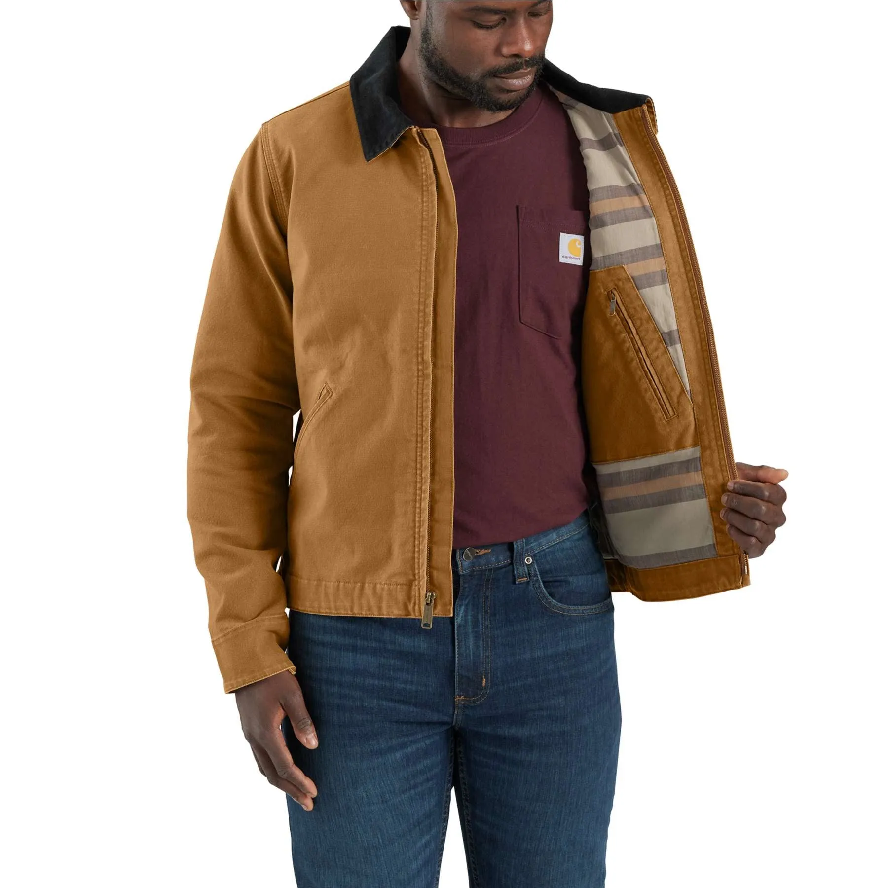 Carhartt Re-Engineered Rugged Flex Relaxed Fit Duck Detroit Jacket