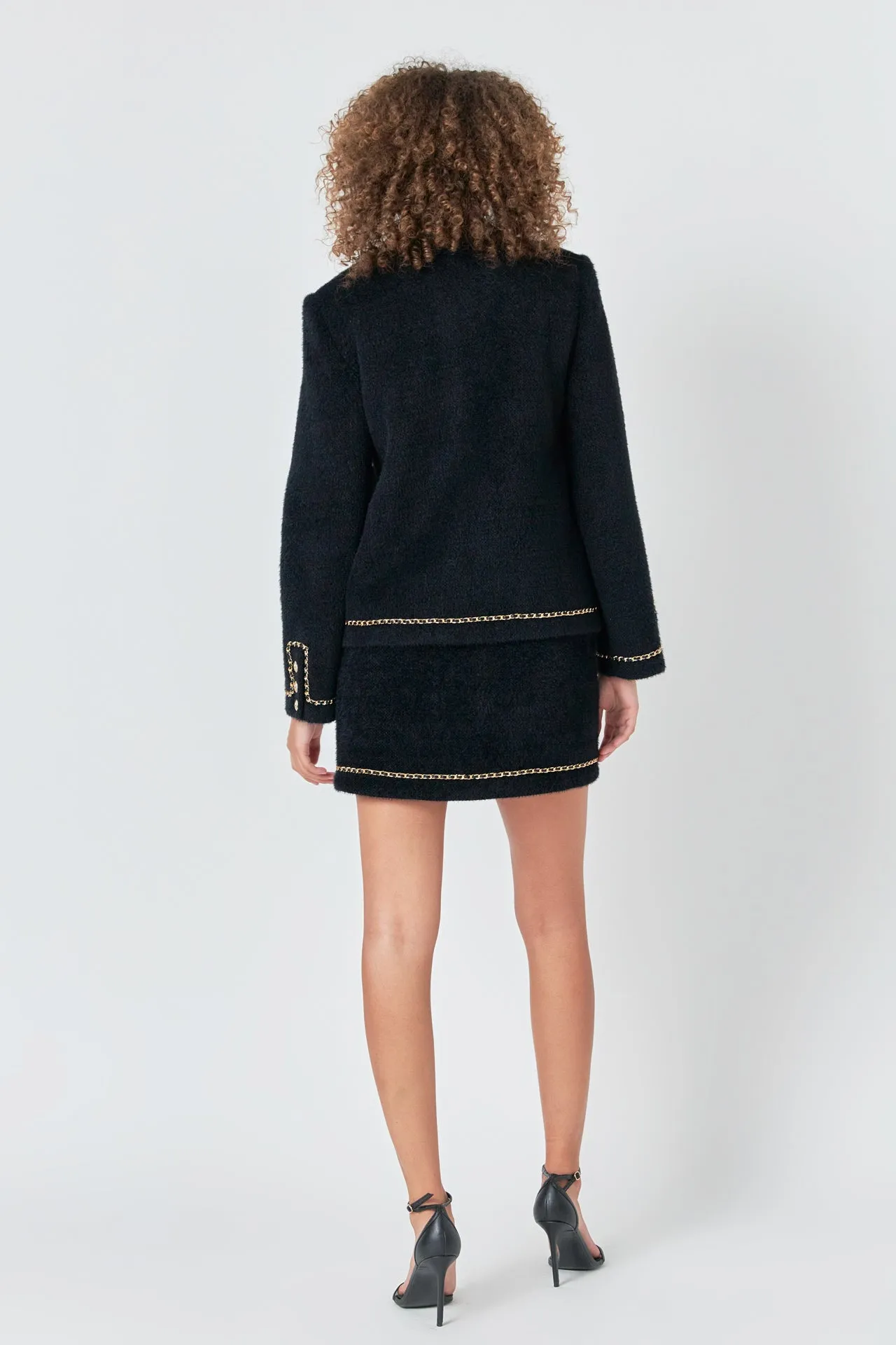 Chain Trimmed Jacket