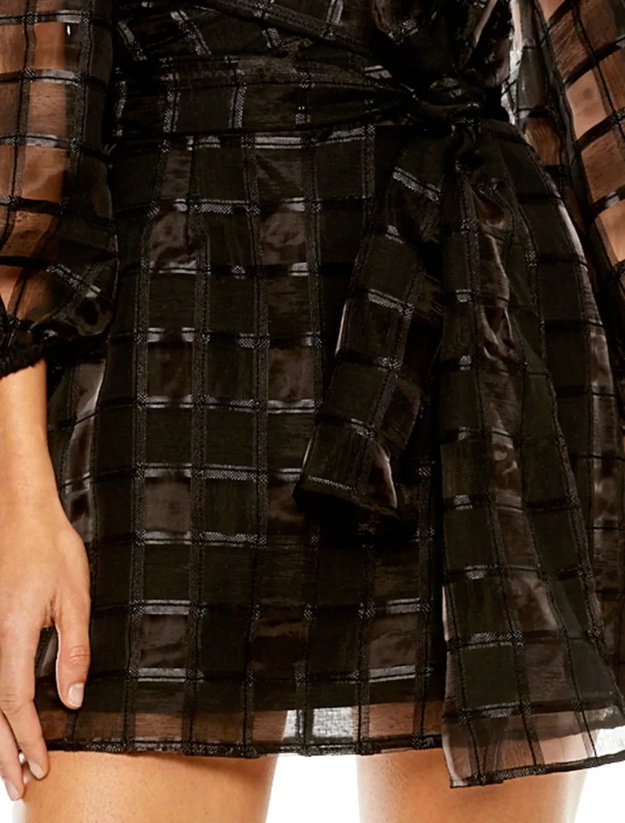 CHECK MATE MINI DRESS