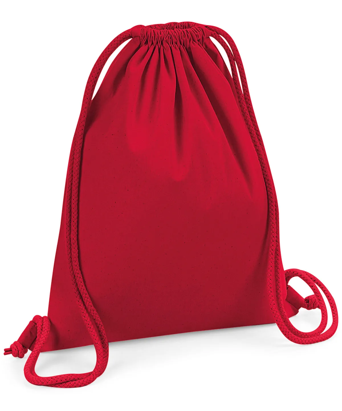 Classic Red - Organic premium cotton gymsac