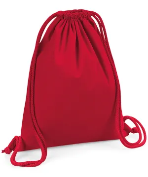 Classic Red - Organic premium cotton gymsac