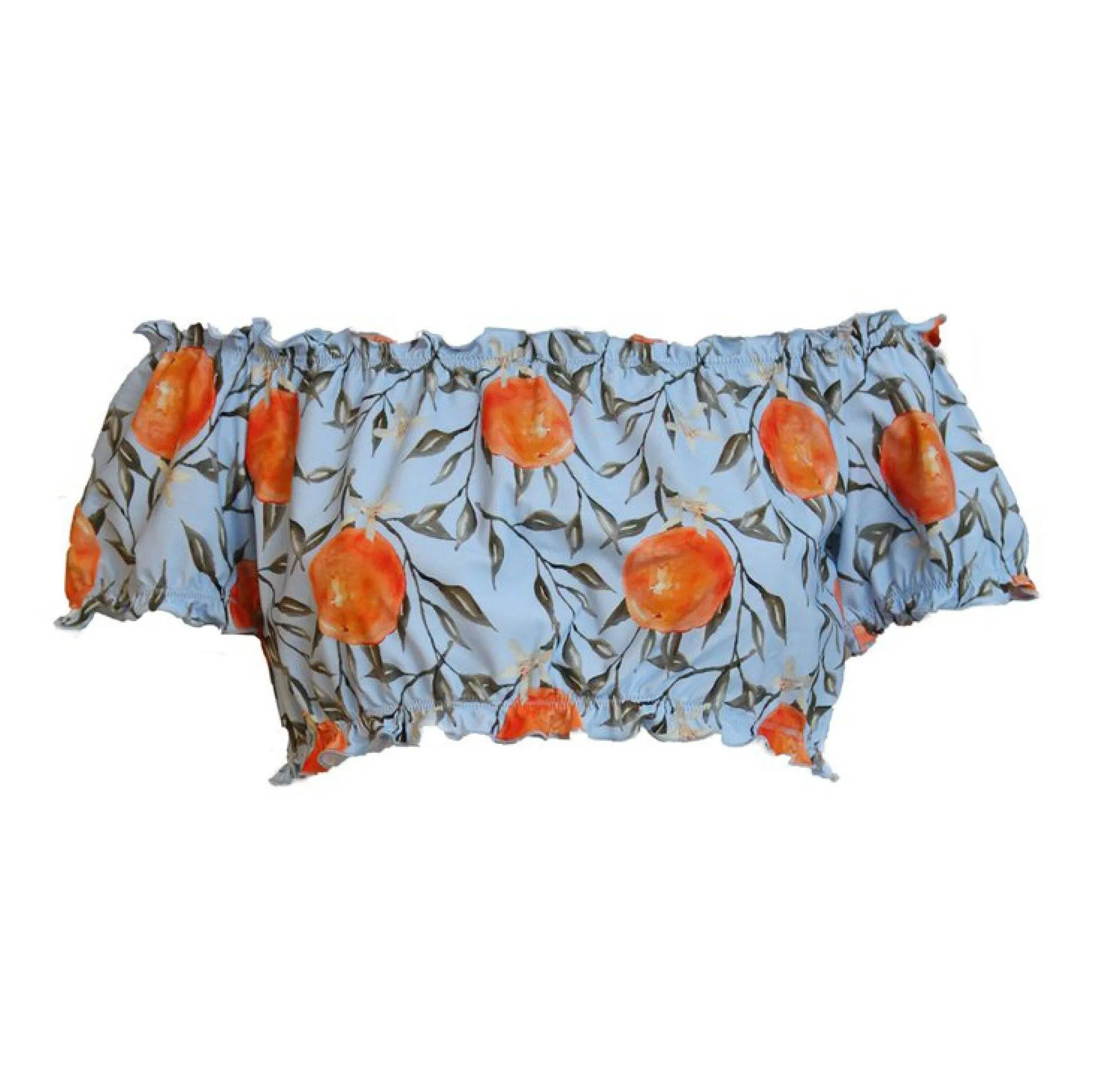 Cold shoulder bikini top [Orange Blossom]