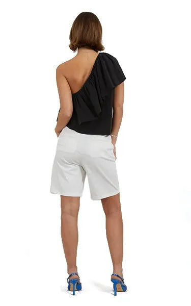 Coster Copenhagen One Shoulder Top Black