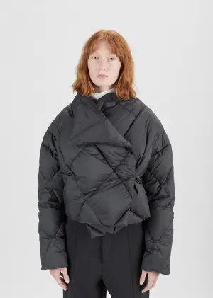 Cropped Quilted Puffer Jacket