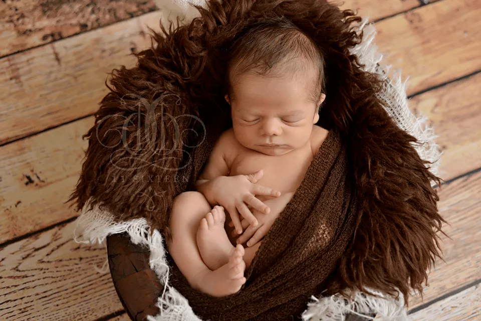 Dark Brown Curly Alpaca Faux Flokati Fur