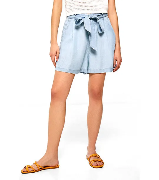Denim Bermuda Shorts Blue