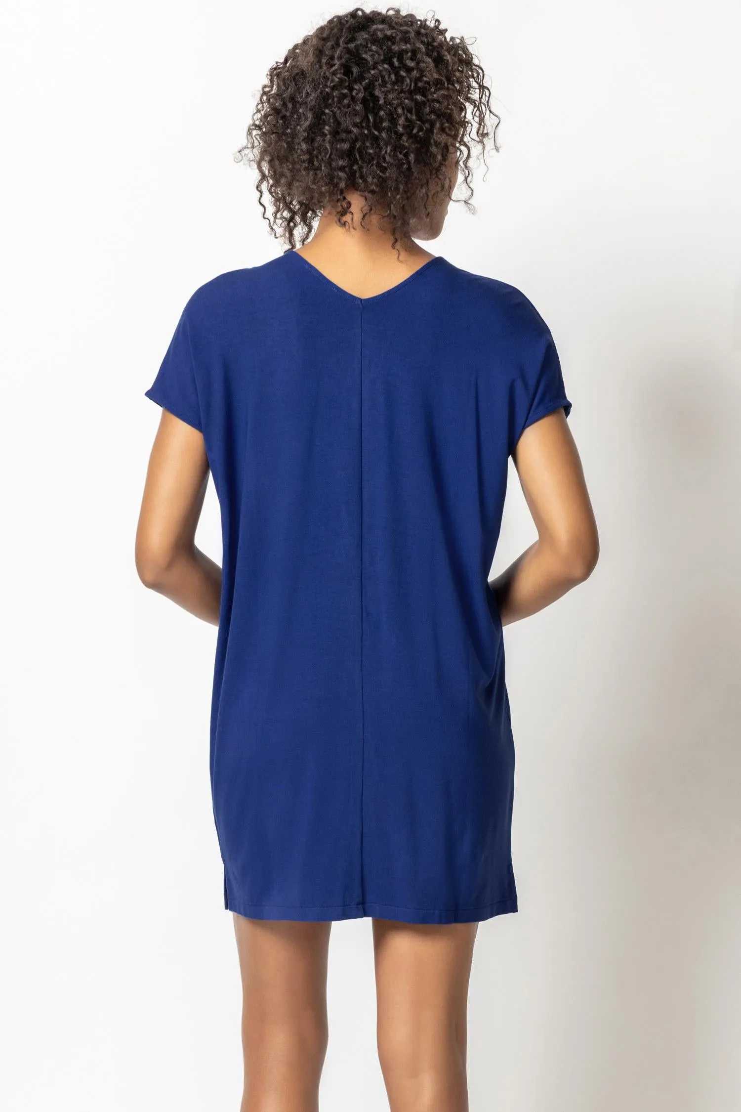 Double V-Neck Dress