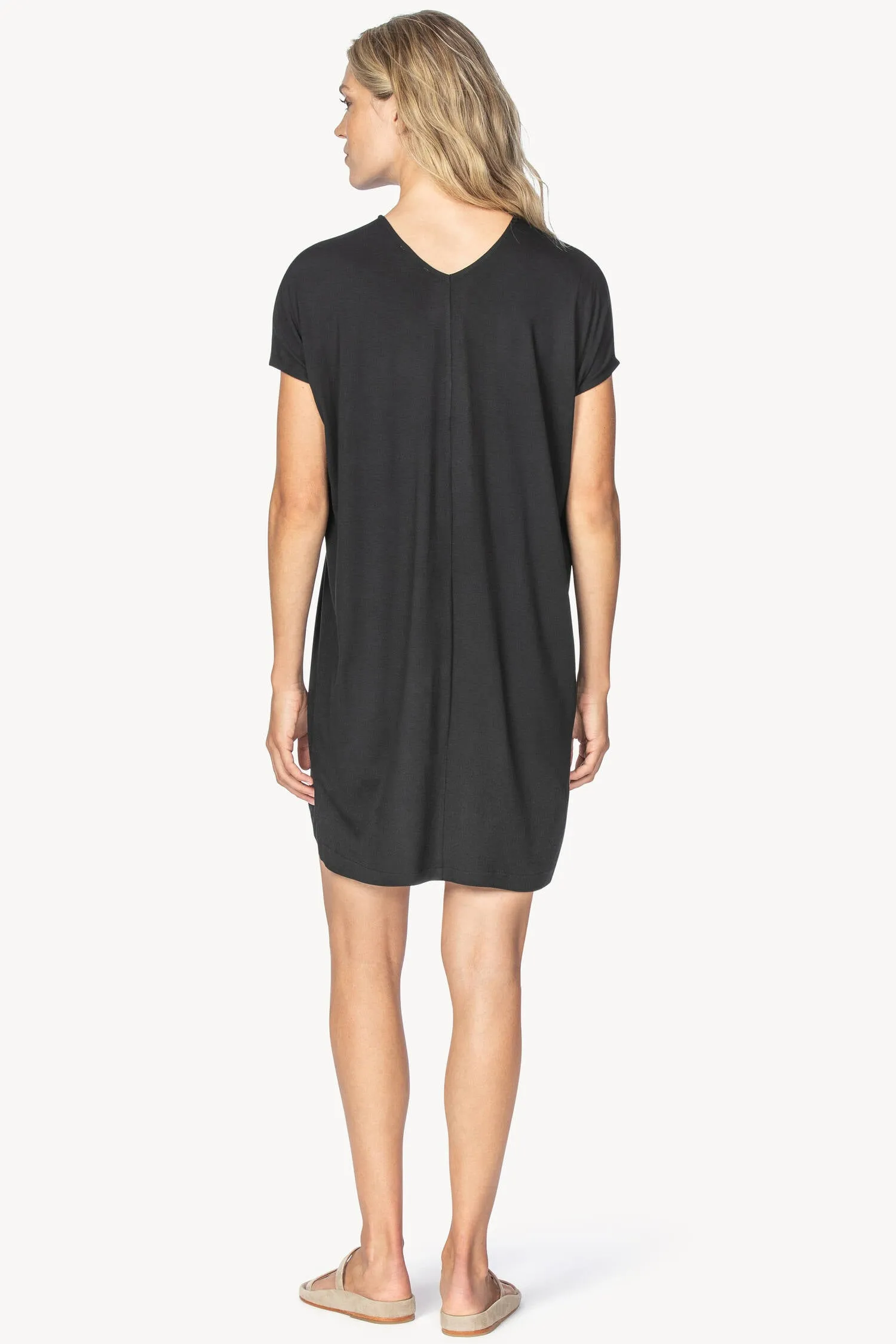 Double V-Neck Dress