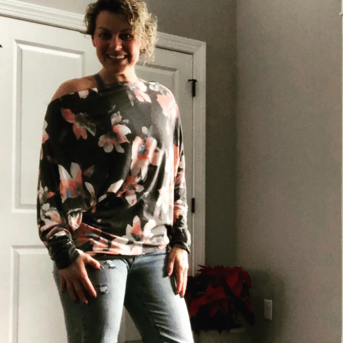 Drop shoulder top