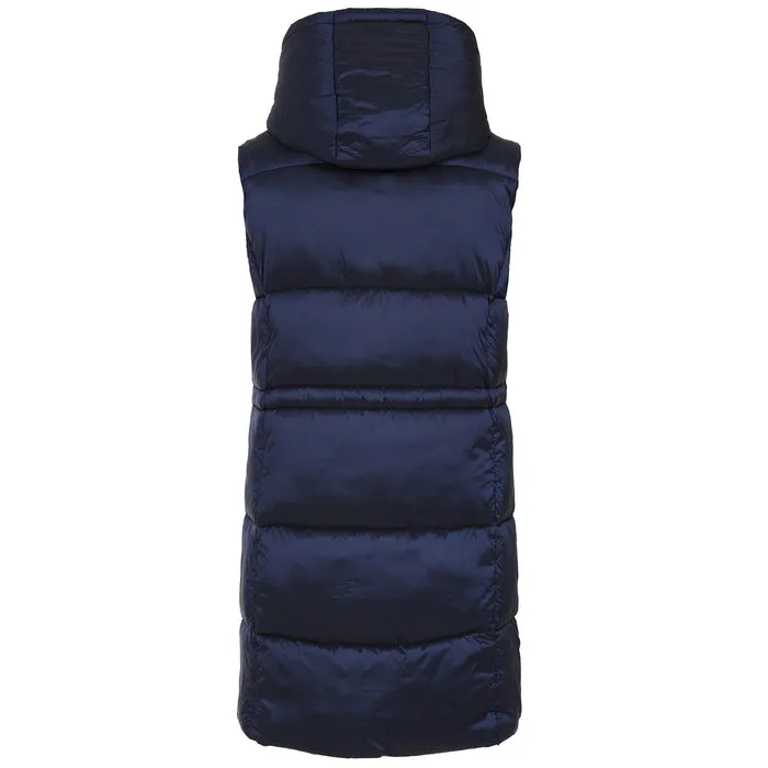 EMRECO Metallic Navy Quilted Gilet