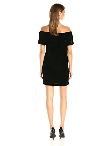 Kensie Women's Velvet Off-Sholder Dress