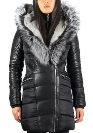 Kylie Silver Fox | Leather Sleeves