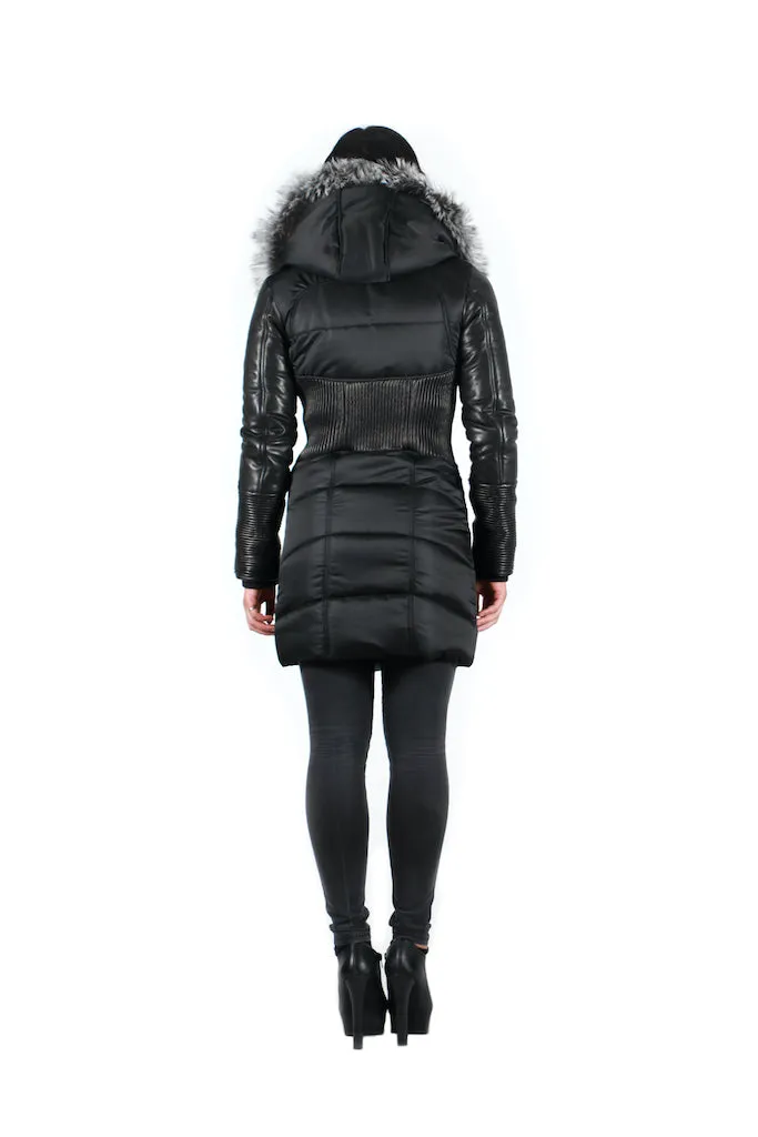 Kylie Silver Fox | Leather Sleeves