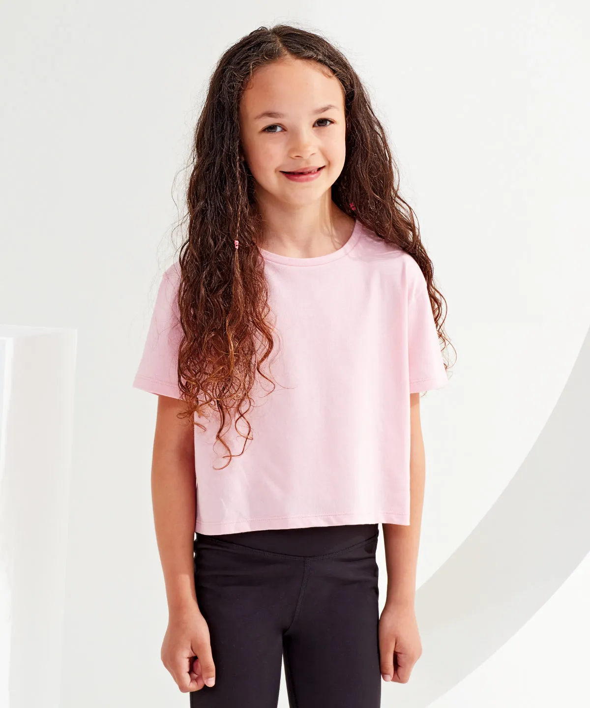 Light Pink - Kids TriDri¨ boxy tee
