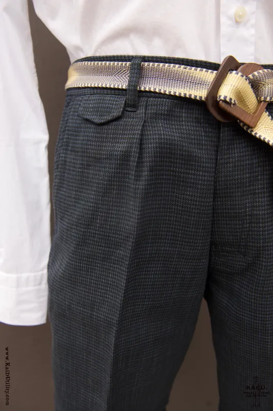Mini Houndstooth Bermuda Shorts - 32