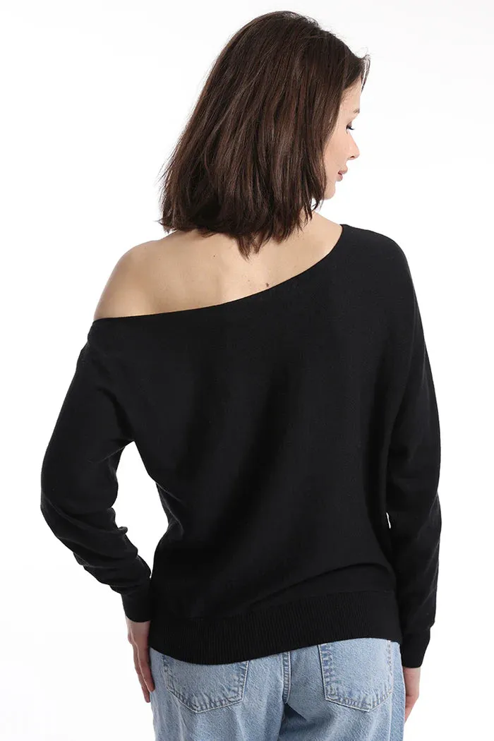 Minnie Rose Cold Shoulder Top