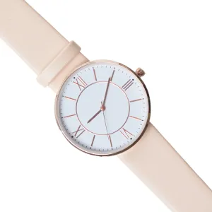 Natural Etched PU-Strap Watch