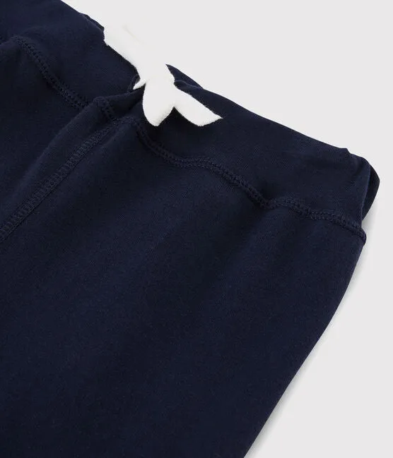 Navy Jersey Bermuda Shorts