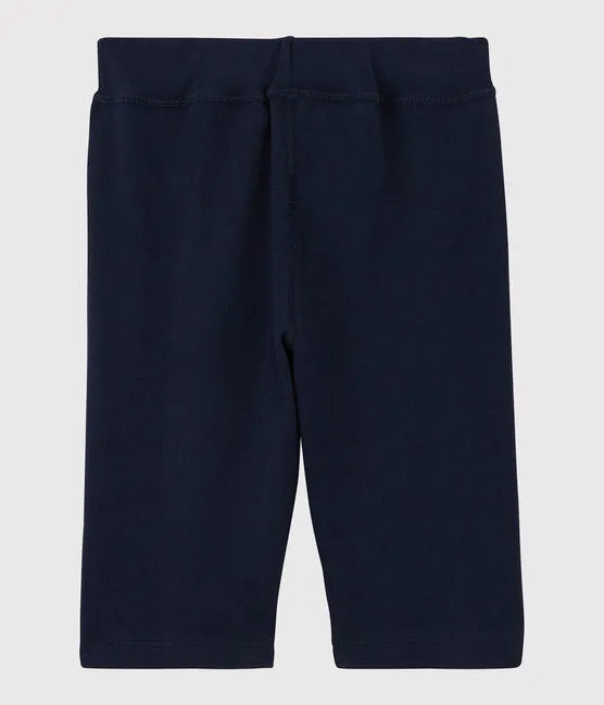 Navy Jersey Bermuda Shorts
