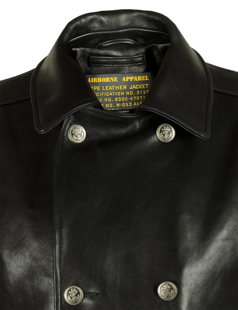 Nimitz Leather Pea coat Art. 131