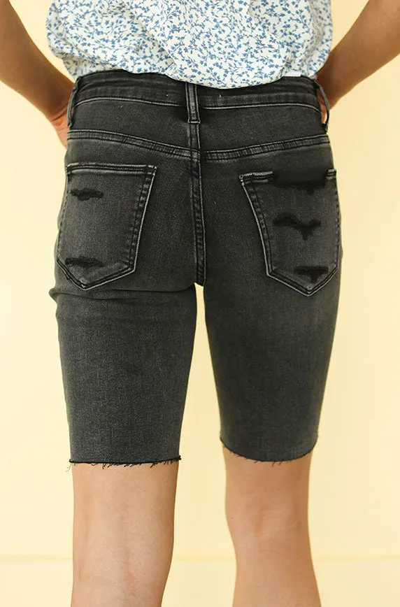 Now and Then Black Bermuda Shorts - FINAL FEW