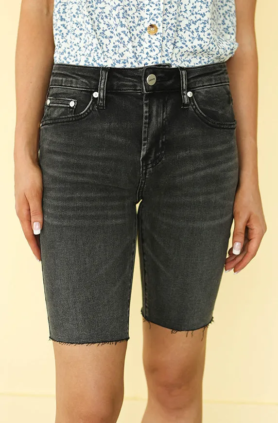 Now and Then Black Bermuda Shorts - FINAL FEW