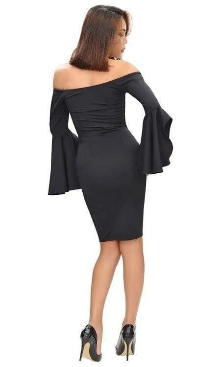 Off The Shoulder Little Black Dress