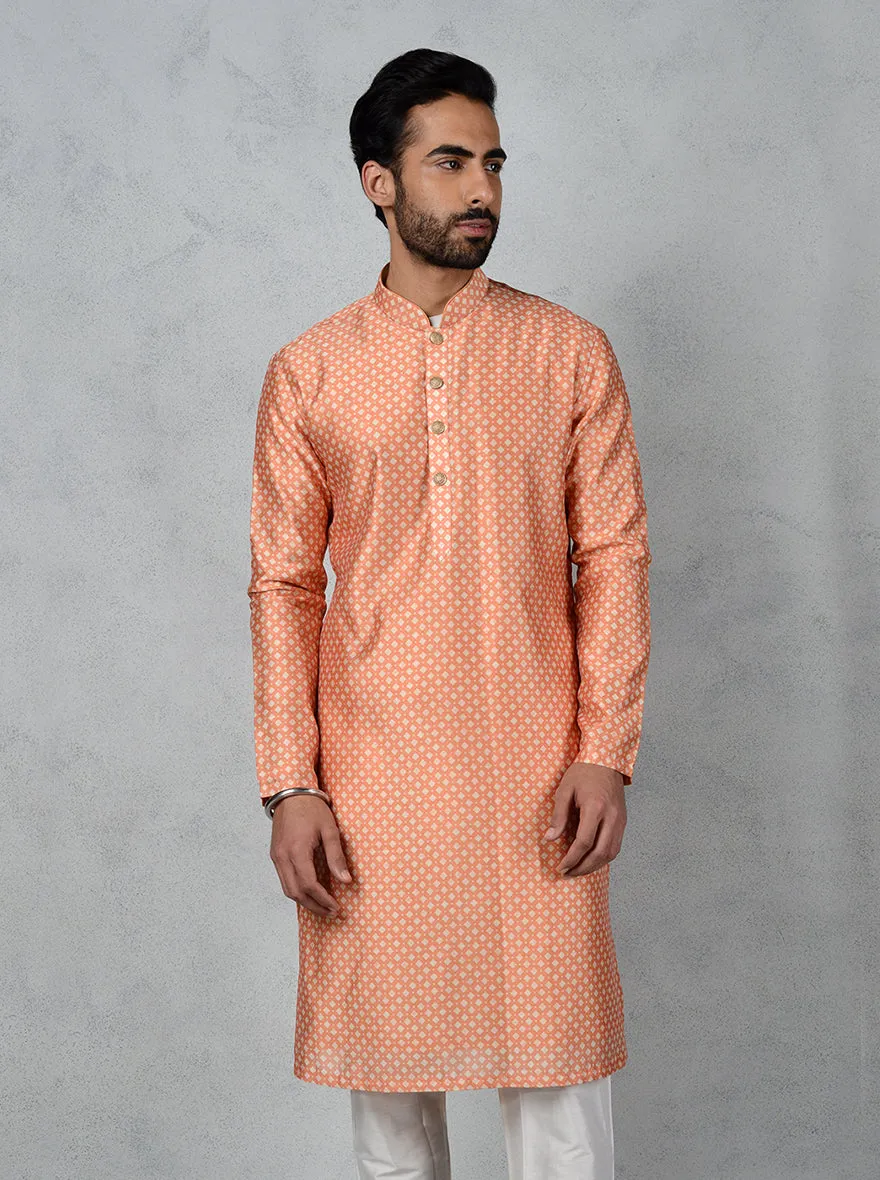 Orange Kurta Set | TULA