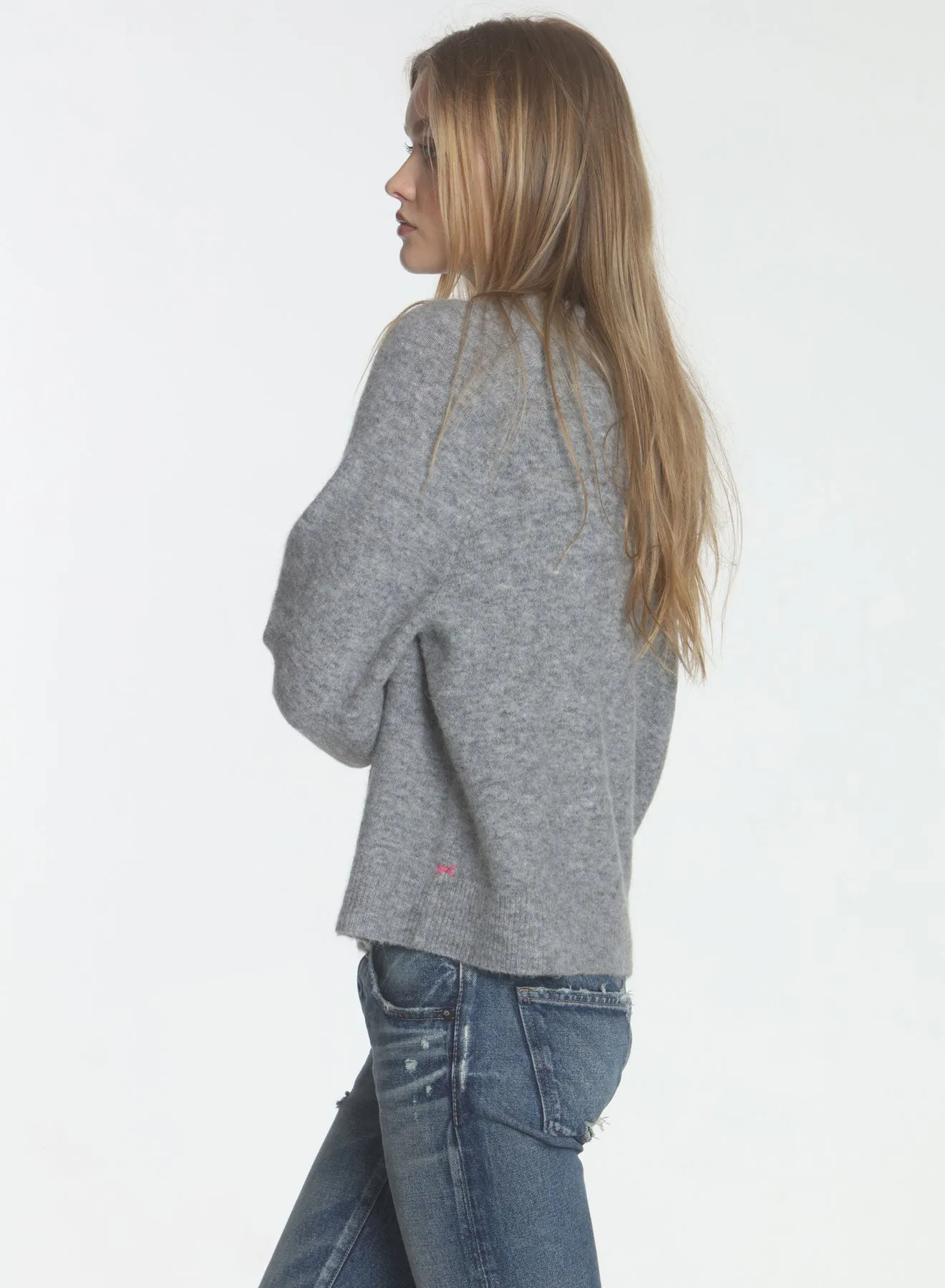 Peace Cozy Crew - Grey