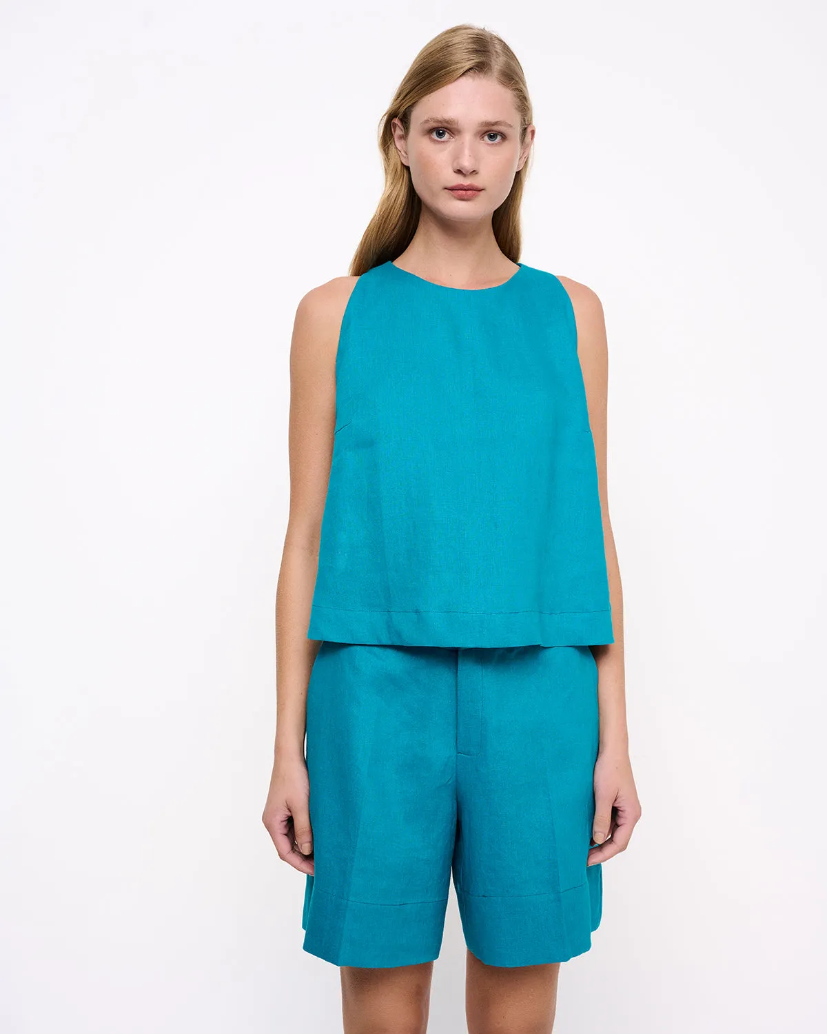 Petrol Bermuda Shorts