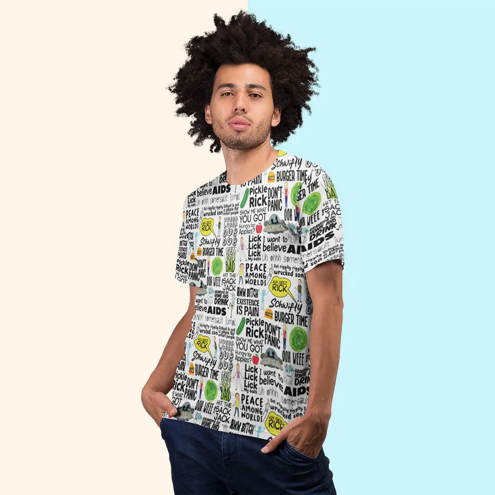 Rick and Morty AOP T-shirt