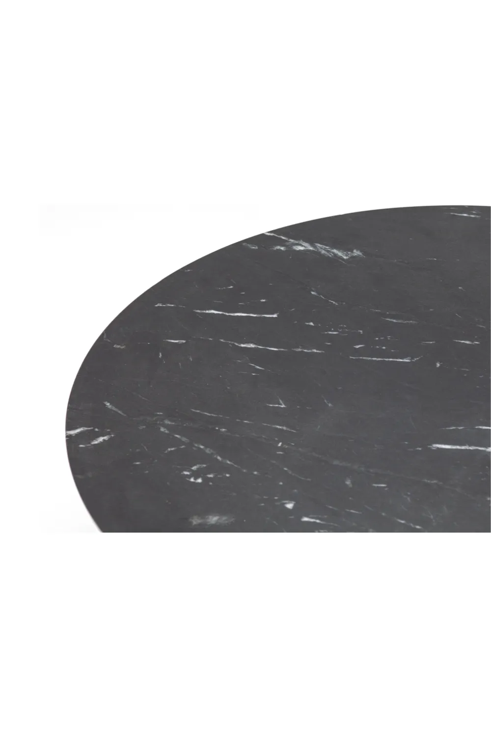 Round Black Marble Coffee Table (L) | By-Boo Major