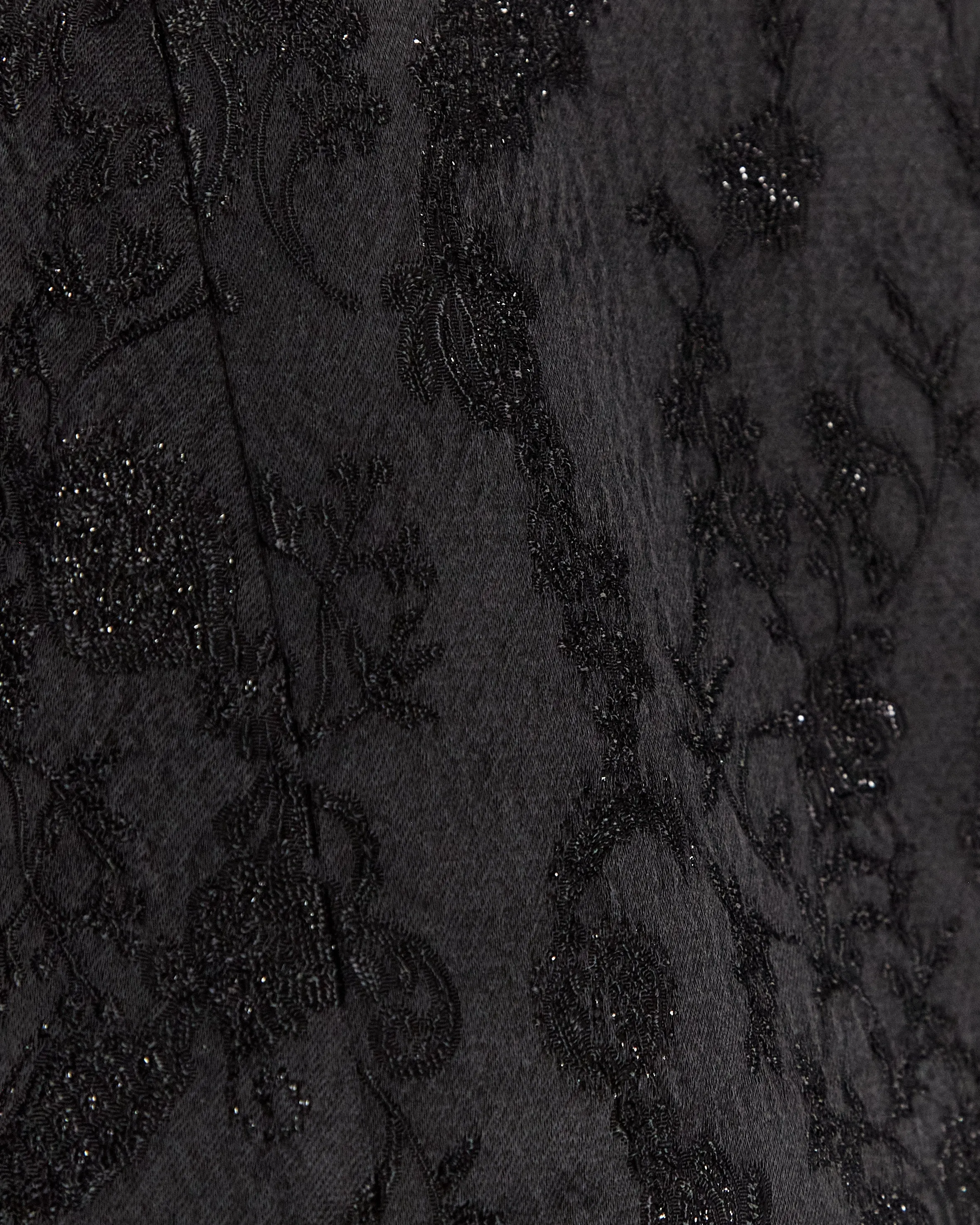 Simone Rocha jacquard wide leg shorts, black, 6