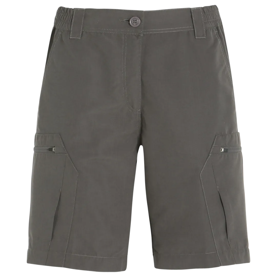 Slam Womens Active Cargo Shorts Titanium