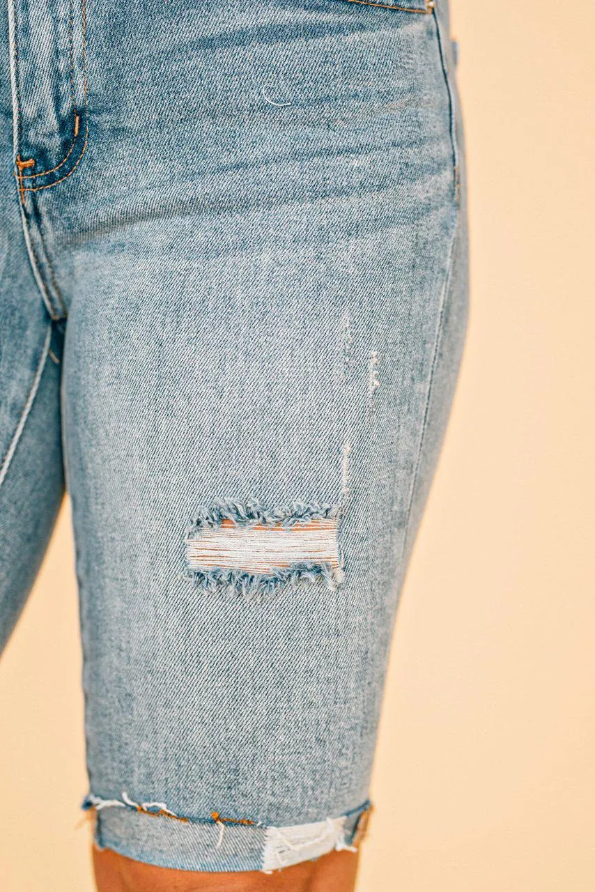 Taylor Bermuda Denim Shorts | Clearance