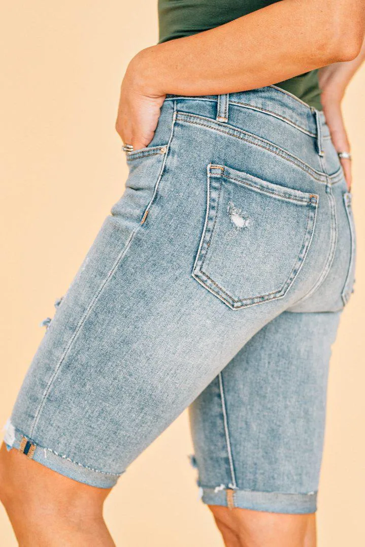 Taylor Bermuda Denim Shorts | Clearance