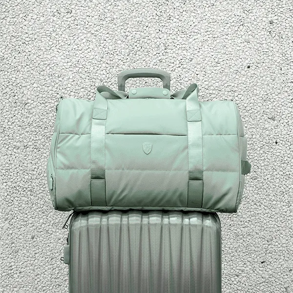 The Puffer Duffel Bag - Lavender
